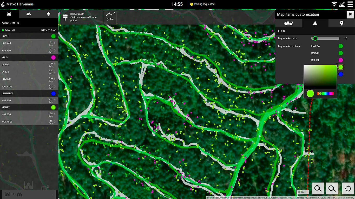 TimberMatic Maps