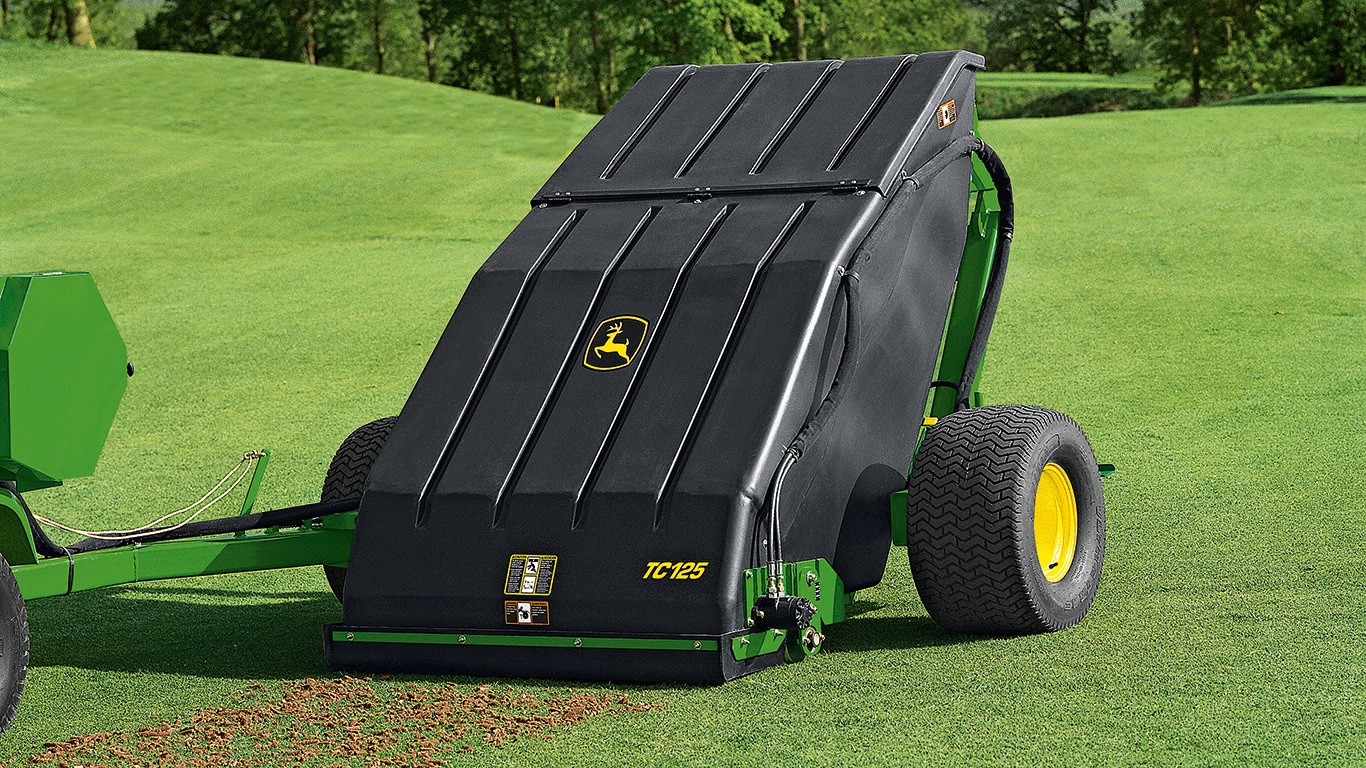 TC125 gyűjtőrendszer, szántóföld, golfpálya, golf és sport