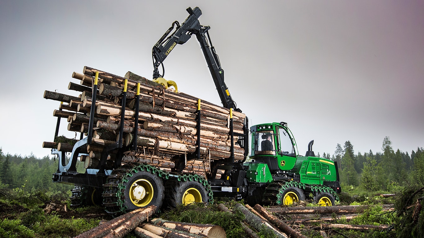 John Deere 1910G rakománnyal