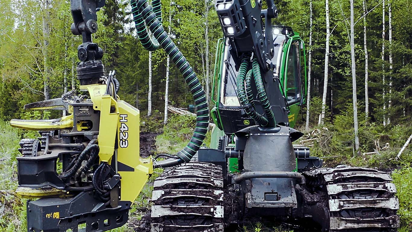 John Deere H423 betakarítógép-fej